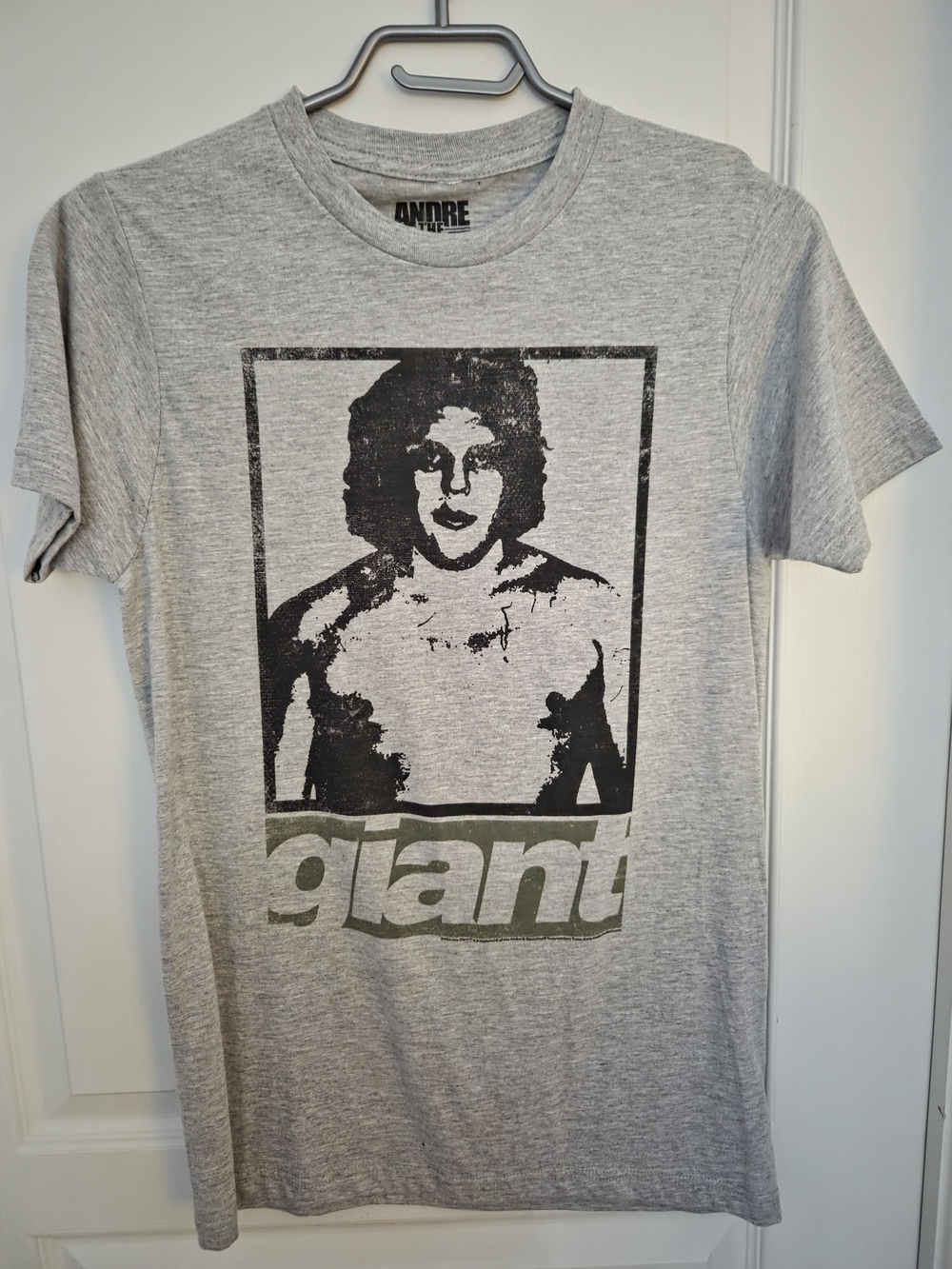 WWF/WWE Andre The Giant Grey Graphic Tee